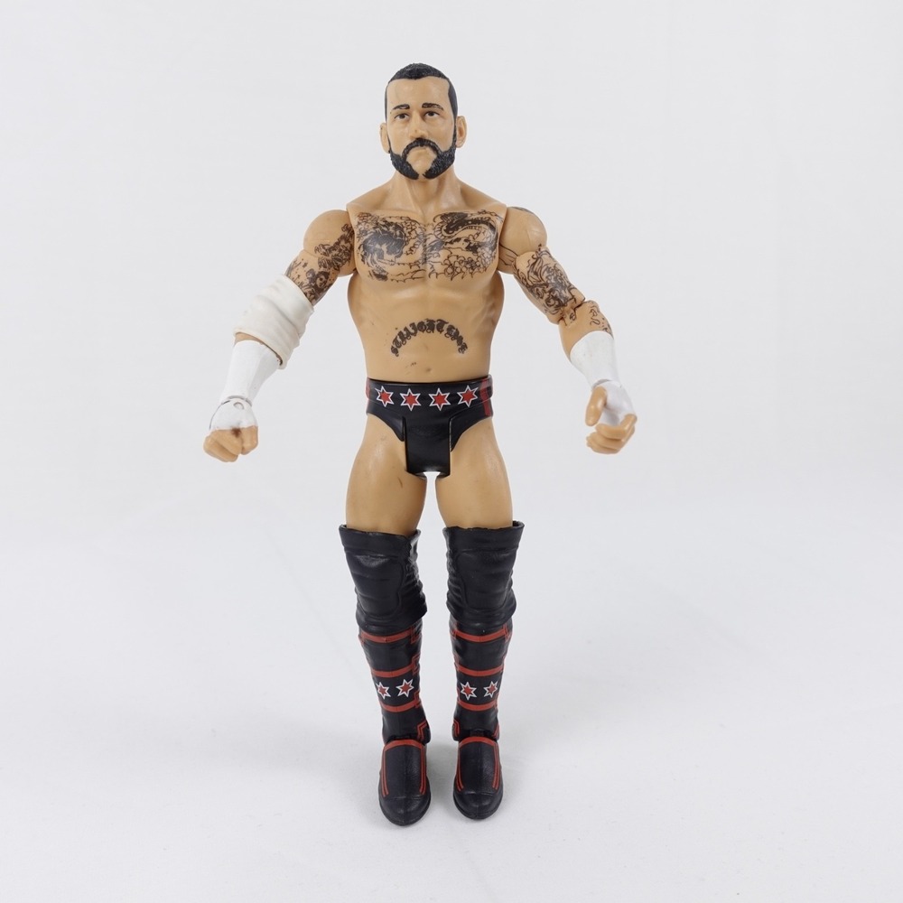 CM Punk WWE Basic Series 29 Mattel Wrestling Action Figure Loose 2012